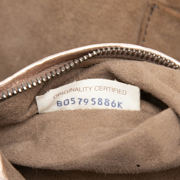 Pre-Loved Bottega Veneta Metallic Nappa Intrecciato Nodini Crossbody - Picture 6 of 8